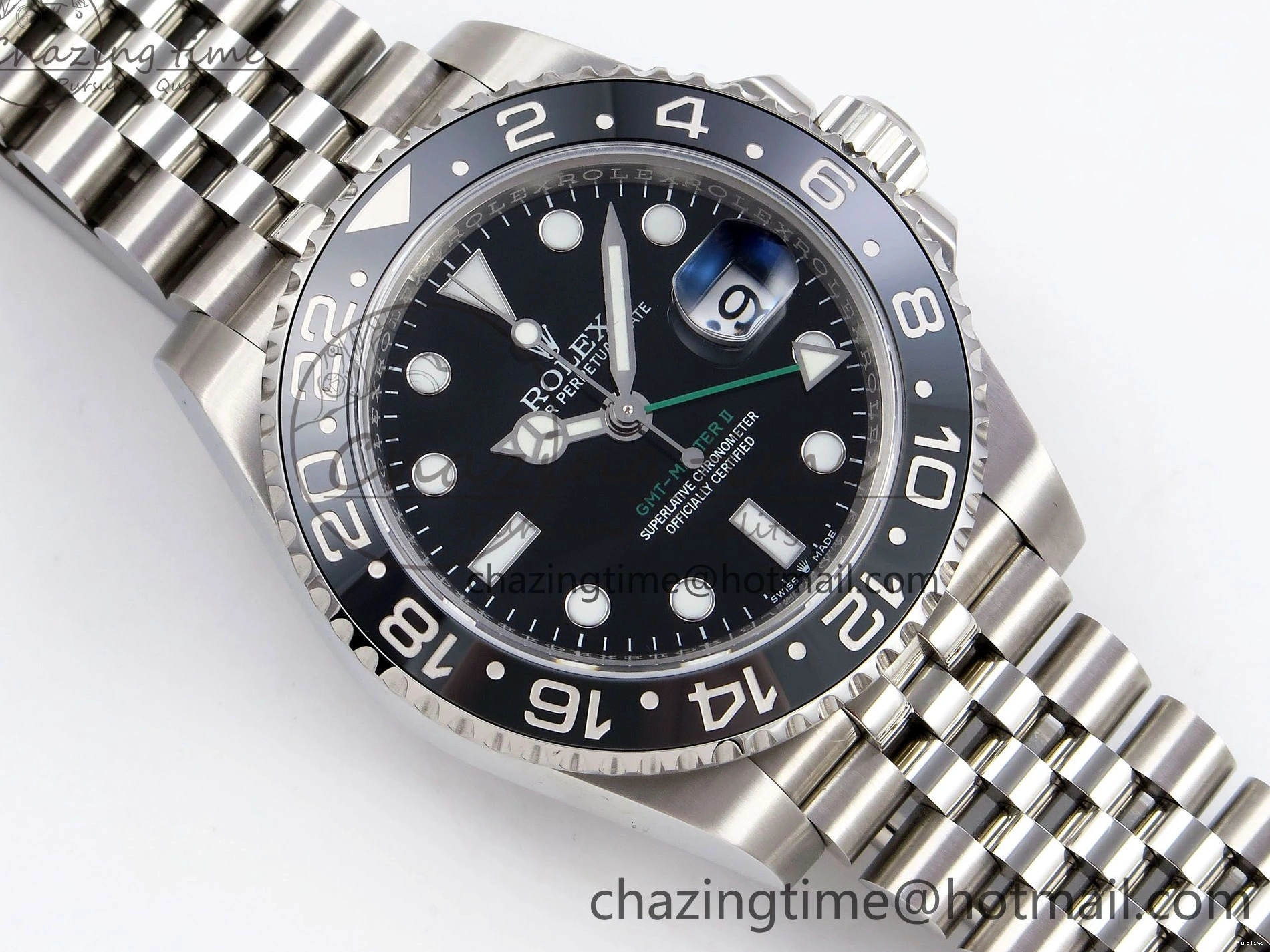 MiroTime 0503 Sporty GMT-Master II 126710 GRNR Black Gray Ceramic 904L Steel 3EF 1:1 Best Edition on Jubilee Strap VR 1339
